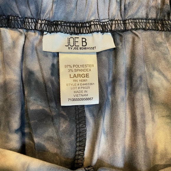 (NWT) Joe Benbasset Black/Charcoal Jogger Pants. Sz. L - Picture 3 of 6